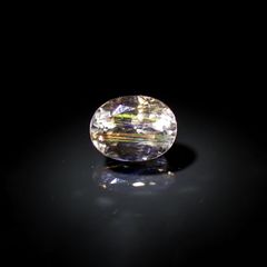 レインボースキャポライト(宝石名イリデッセント・スキャポライト) ブラジル産 識別済 1.42ct / 8.1×6mm前後 [210310340]