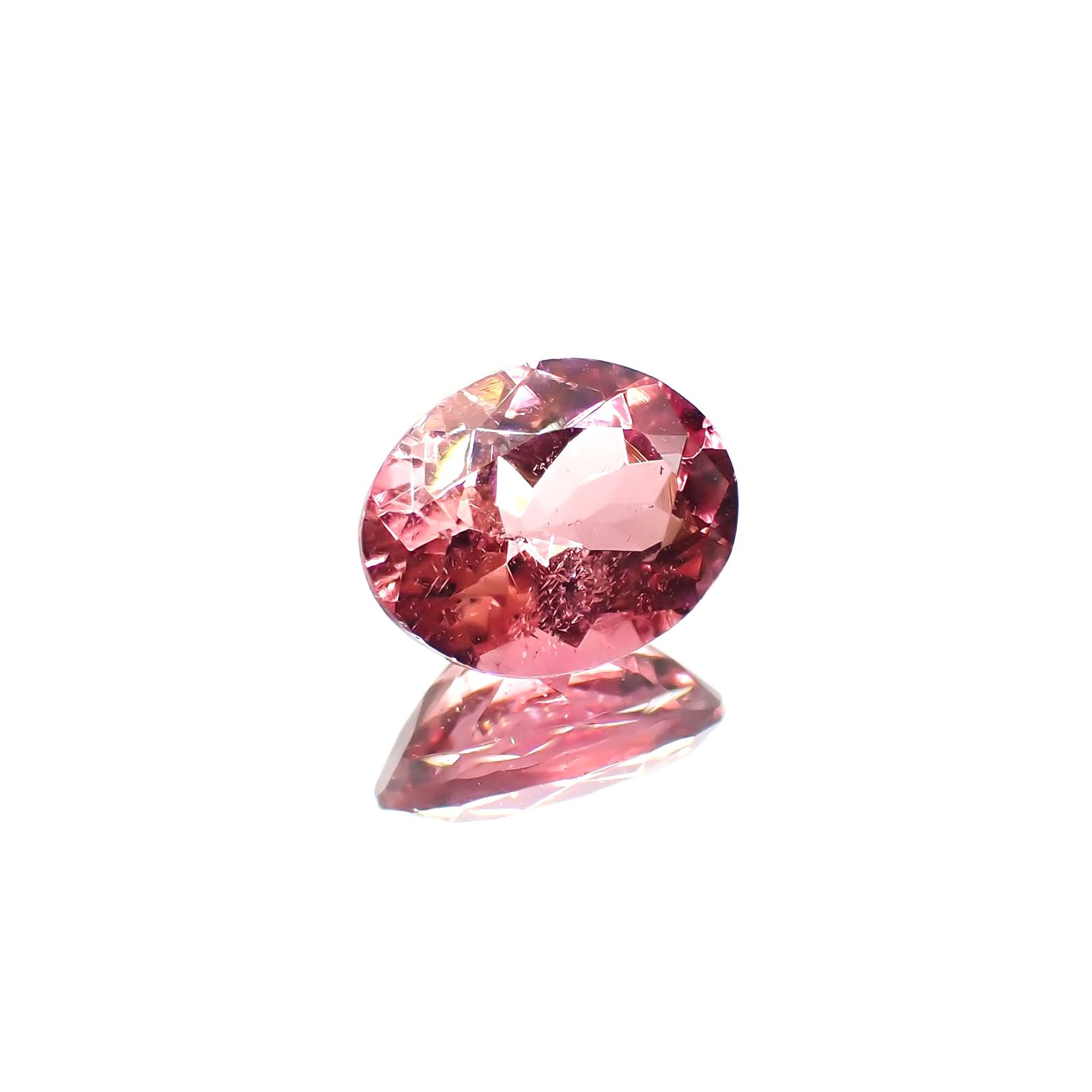 ピンクトルマリン(宝石名ピンク・トルマリン) コンゴ民主共和国産 1.90ct 識別済[251013594]9×7.1mm前後
