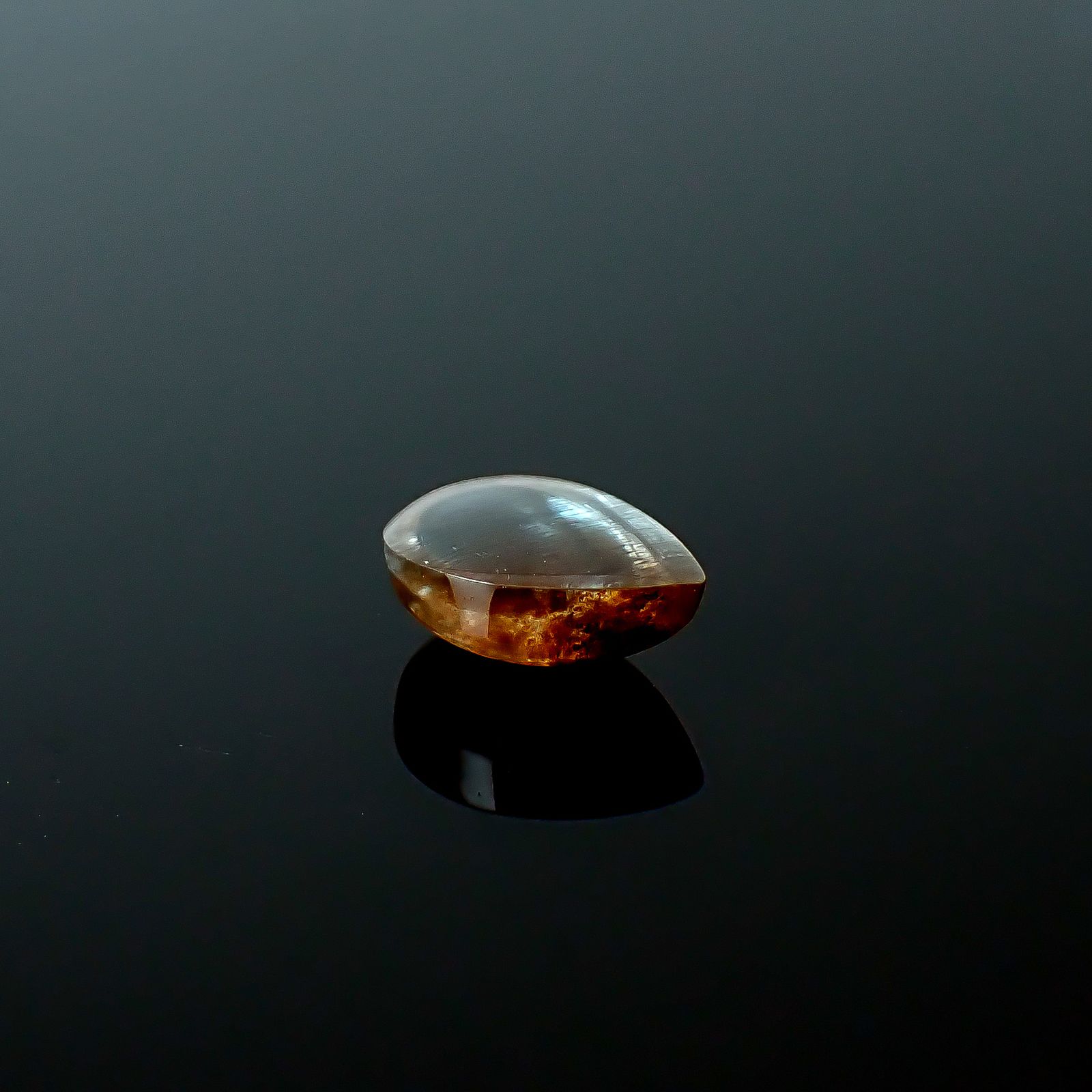 アベンチュリンアクアマリン ナイジェリア産 2.35ct / 10.3x7mm前後 [260919772]