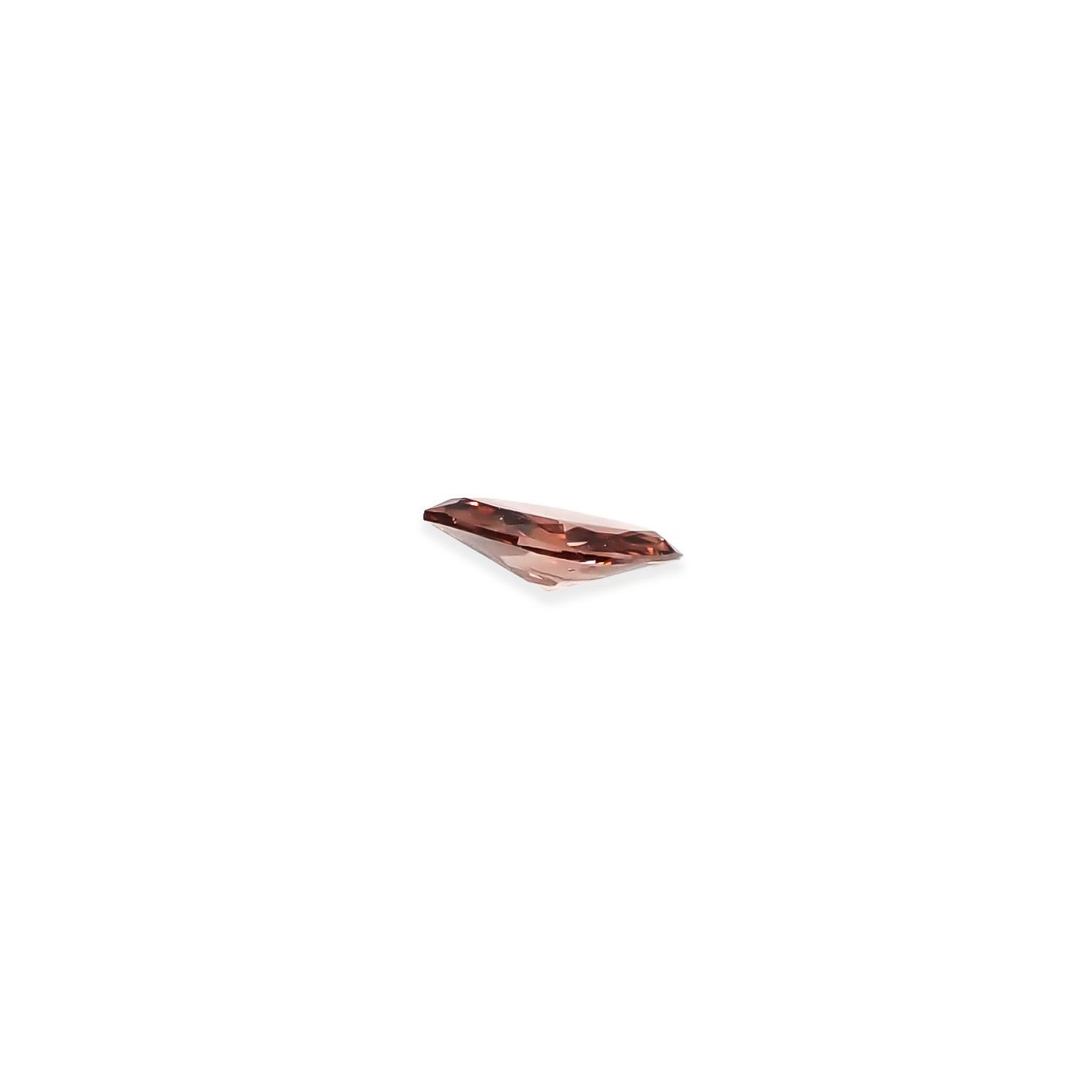 ピンクダイヤモンド(宝石名ダイアモンド VS-2/FANCY DEEP BROWNISH PINK) 0.068ct ソ付(AGT)[250129714]4.12x2.22mm前後