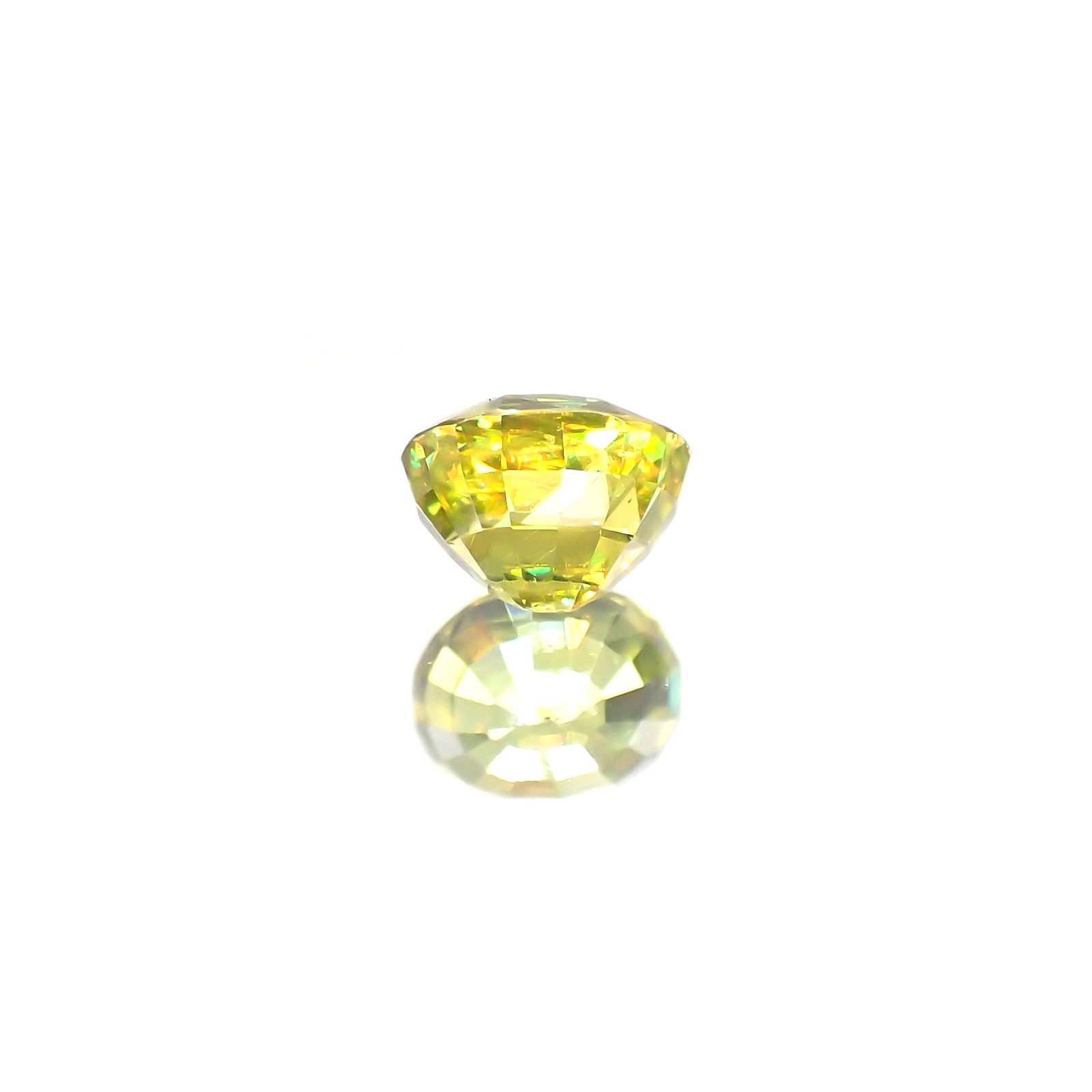 スフェーン(宝石名スフェーン) マダガスカル産 1.391ct ソ付(彩珠)[210712179]6.8×5.6mm前後