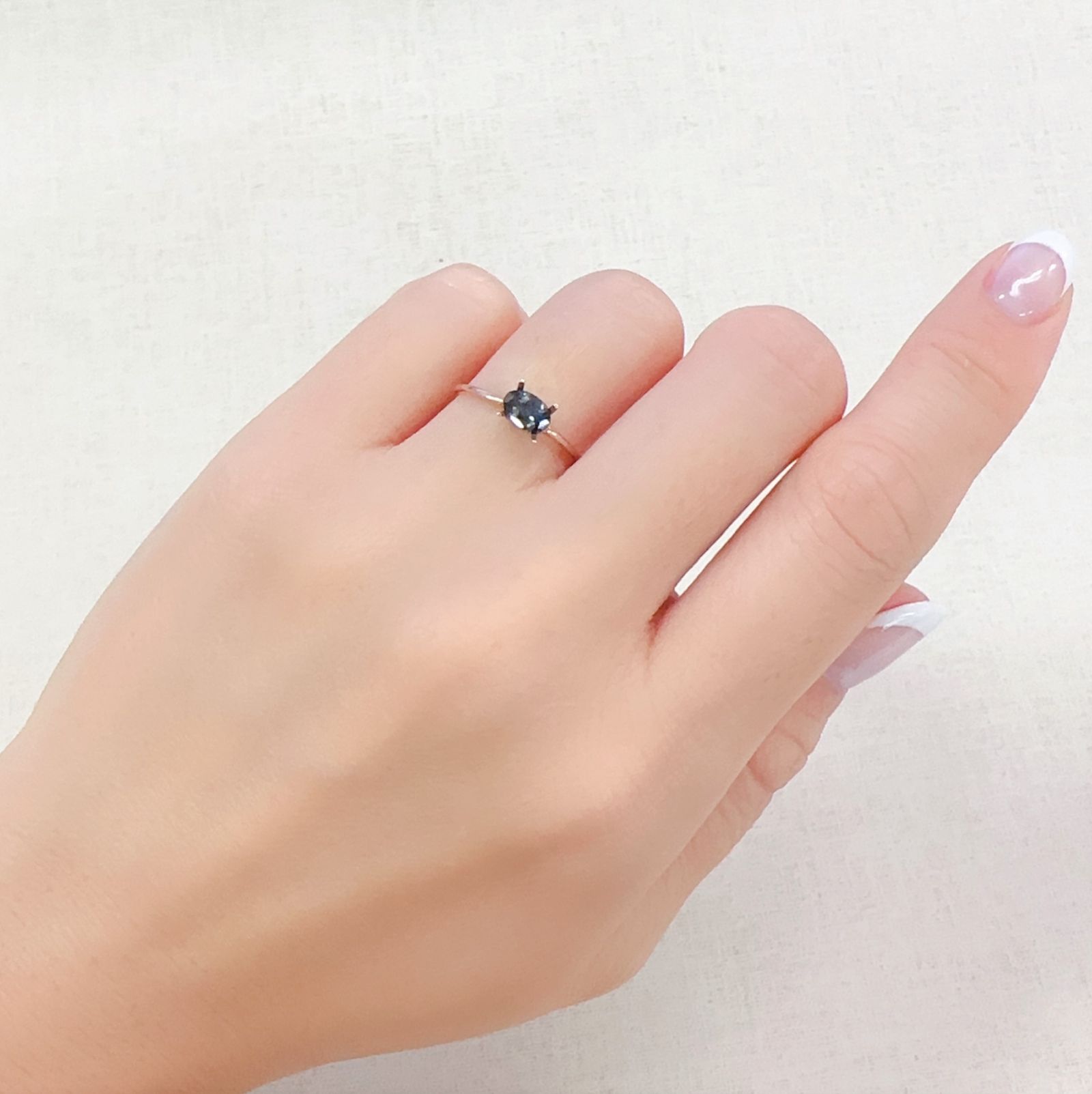 ベキリーブルーガーネット（カラーチェンジガーネット アレキタイプ） マダガスカル・ベキリー産 0.48ct[240223001]5.8x3.9mm前後
