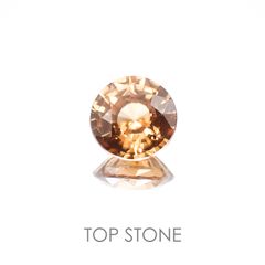 オレンジジルコン スリランカ,カンボジア産 ルース 1.69ct[20128042]7×7mm前後