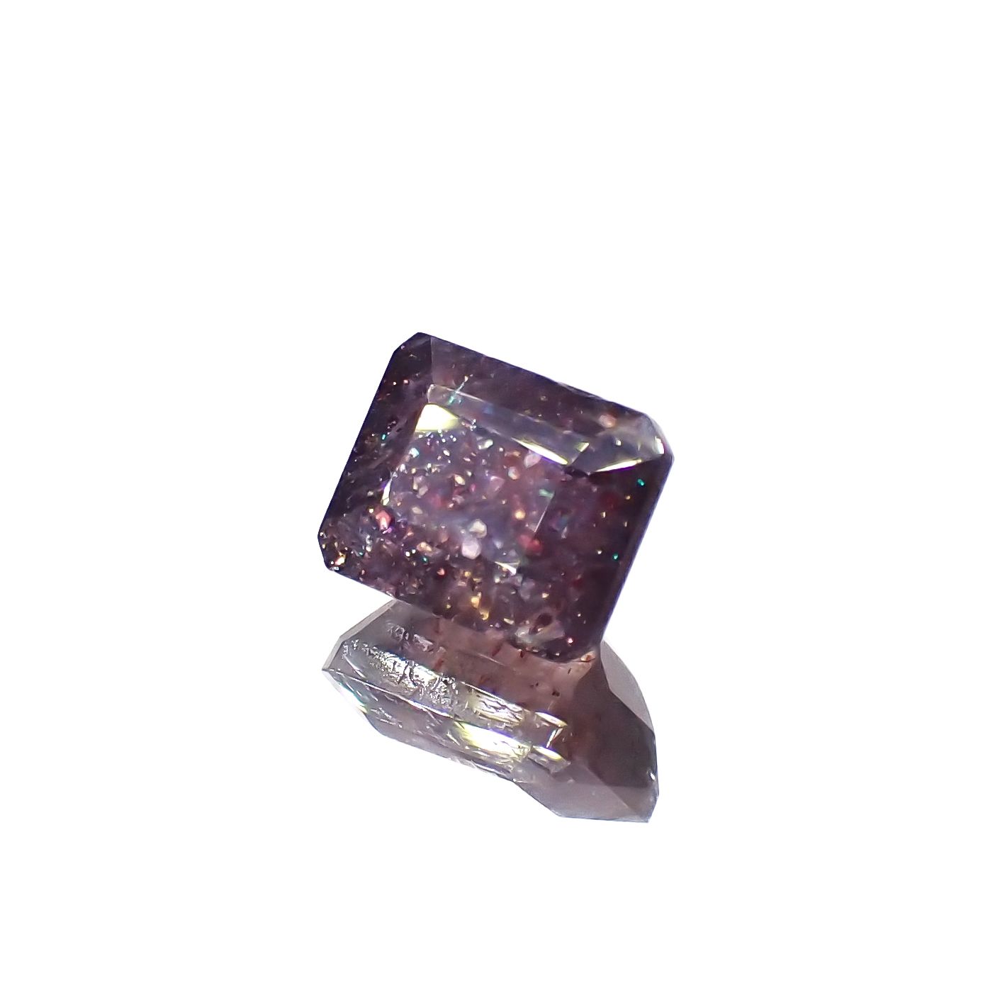 ブラッドショットアイオライト インド産 1.53ct[230923350]7.2x5.9mm前後