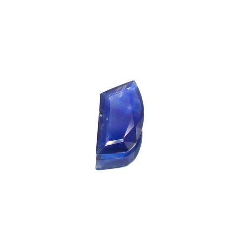 ◇カスタムカット◇サファイア(宝石名サファイア) マダガスカル産 0.84ct 識別済[210813190]9.2×5mm前後