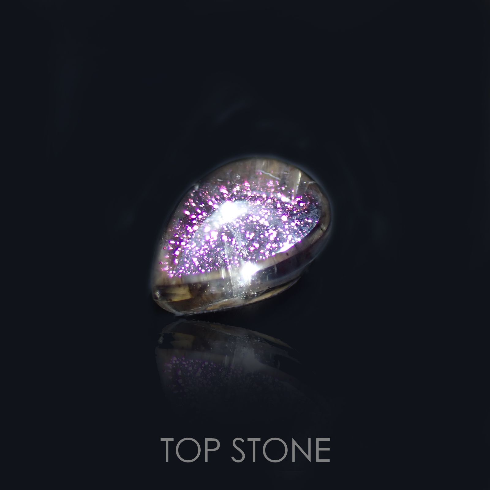 ティンカーベルクォーツ ブラジル産 ルース 1.25ct[210410490]8.1×5.7mm前後