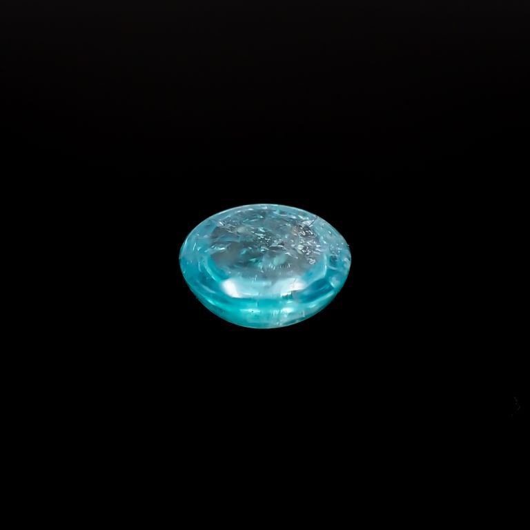 バイカラーパライバトルマリン(宝石名トルマリン/別名パライバ・トルマリン)ブラジル・キントス鉱山産 1.329ct ソ付(宝貴協)[221018763]7.1x7mm前後