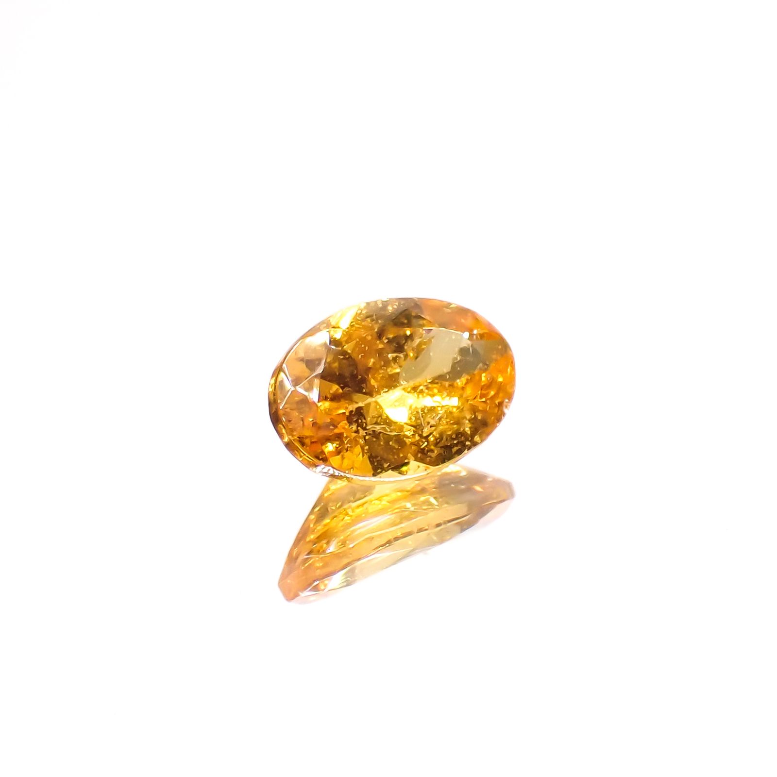 スペサルティンガーネット ナイジェリア産 0.52ct[230923386]6x4mm前後