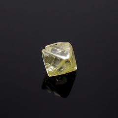 ソーヤブルダイヤモンド 原石(成長丘あり/Growth Hillock) ※通し穴あり(宝石名ダイアモンド) 0.28ct 識別済[230923448]4.1x3.9mm前後