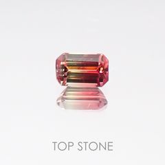 バイカラーサファイア タンザニア産 ルース 0.16ct[20106703]3.6×2.3mm前後