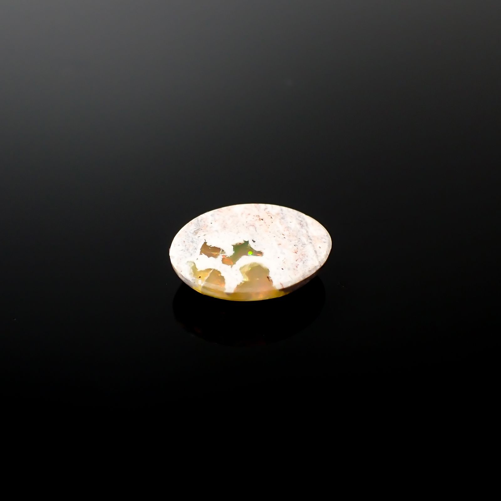 カンテラオパール メキシコ産 3.11ct[240125302]13.6x11.5mm前後