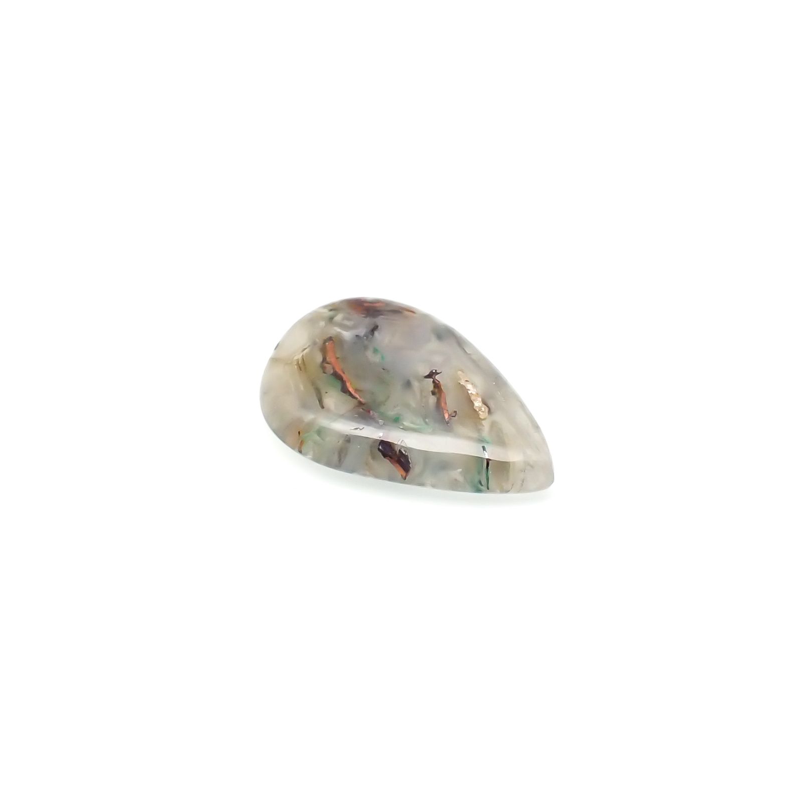 コッパークリソコラインカルセドニー インドネシア産 6.97ct[230722645]19.3x13.3mm前後