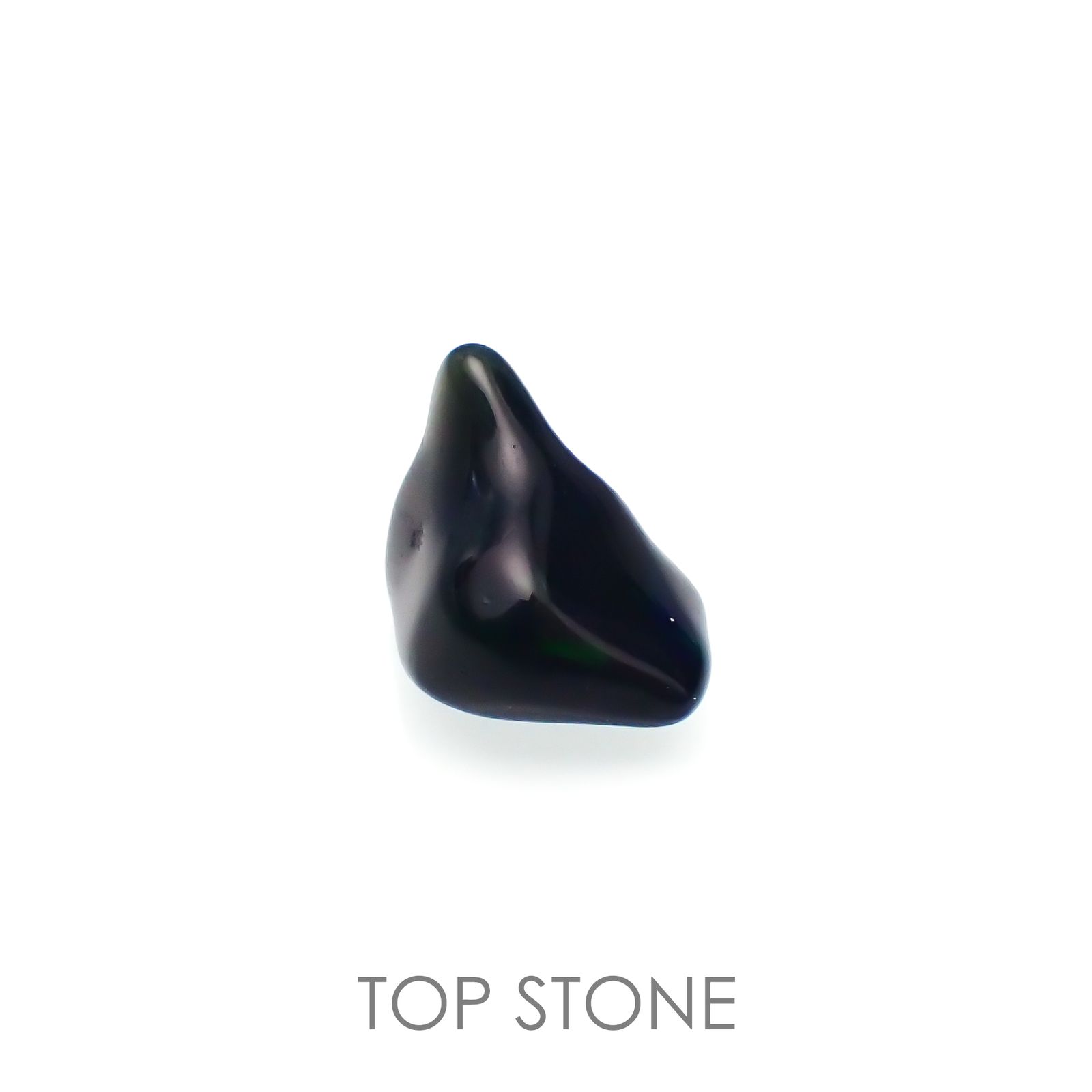 ◇バロック型◇ブラックオパール エチオピア産 ルース 0.98ct[210913240]9.4×5.8mm前後