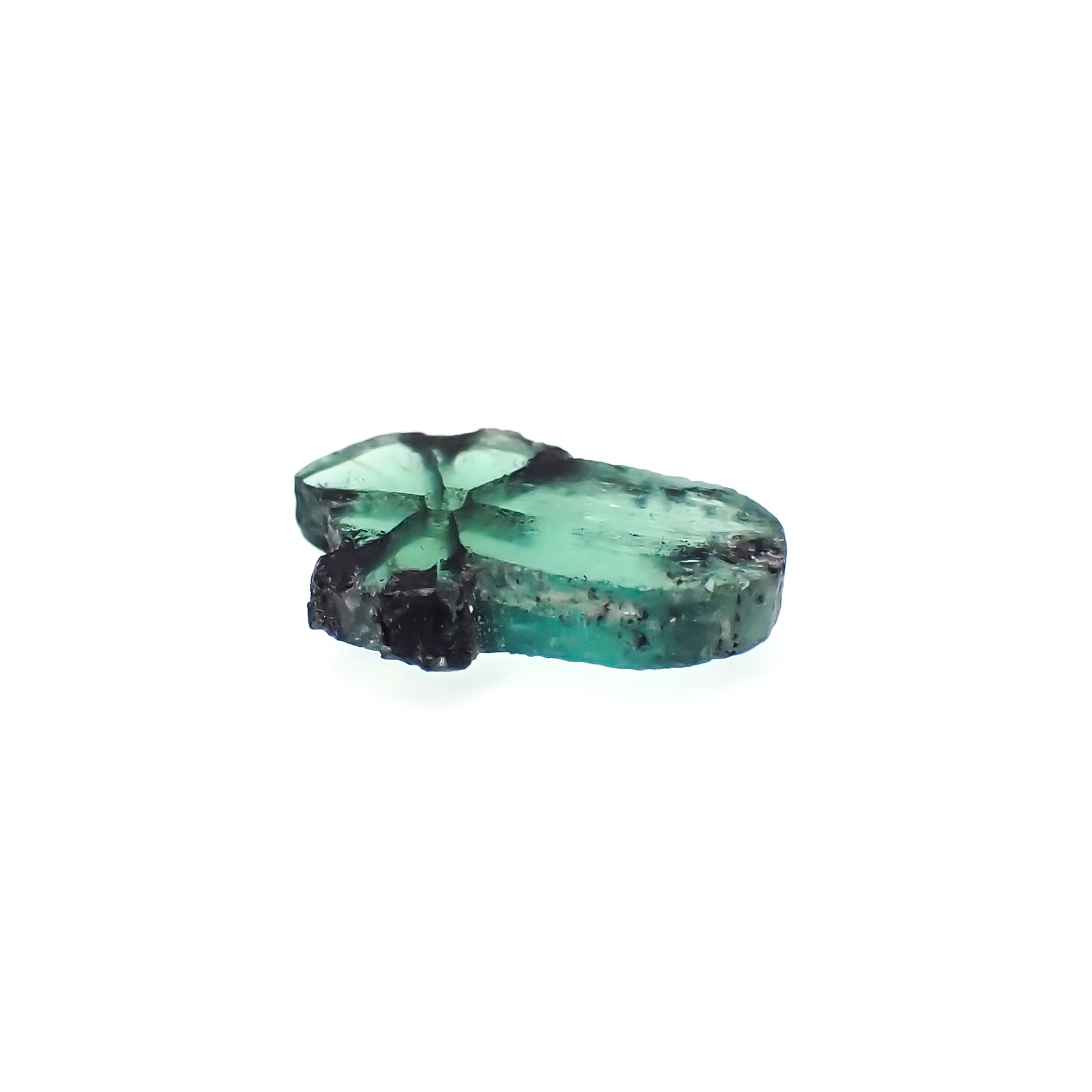 トラピッチェエメラルド コロンビア産 1.42ct[230923487]7.4x11.2mm前後