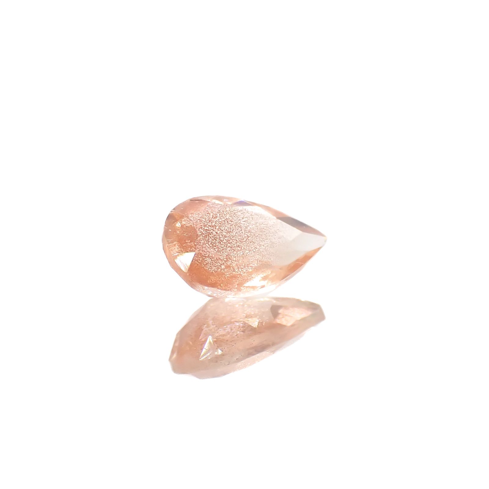 オレゴンサンストーン アメリカ・オレゴン州産 0.61ct[240627875]7.1x5mm前後