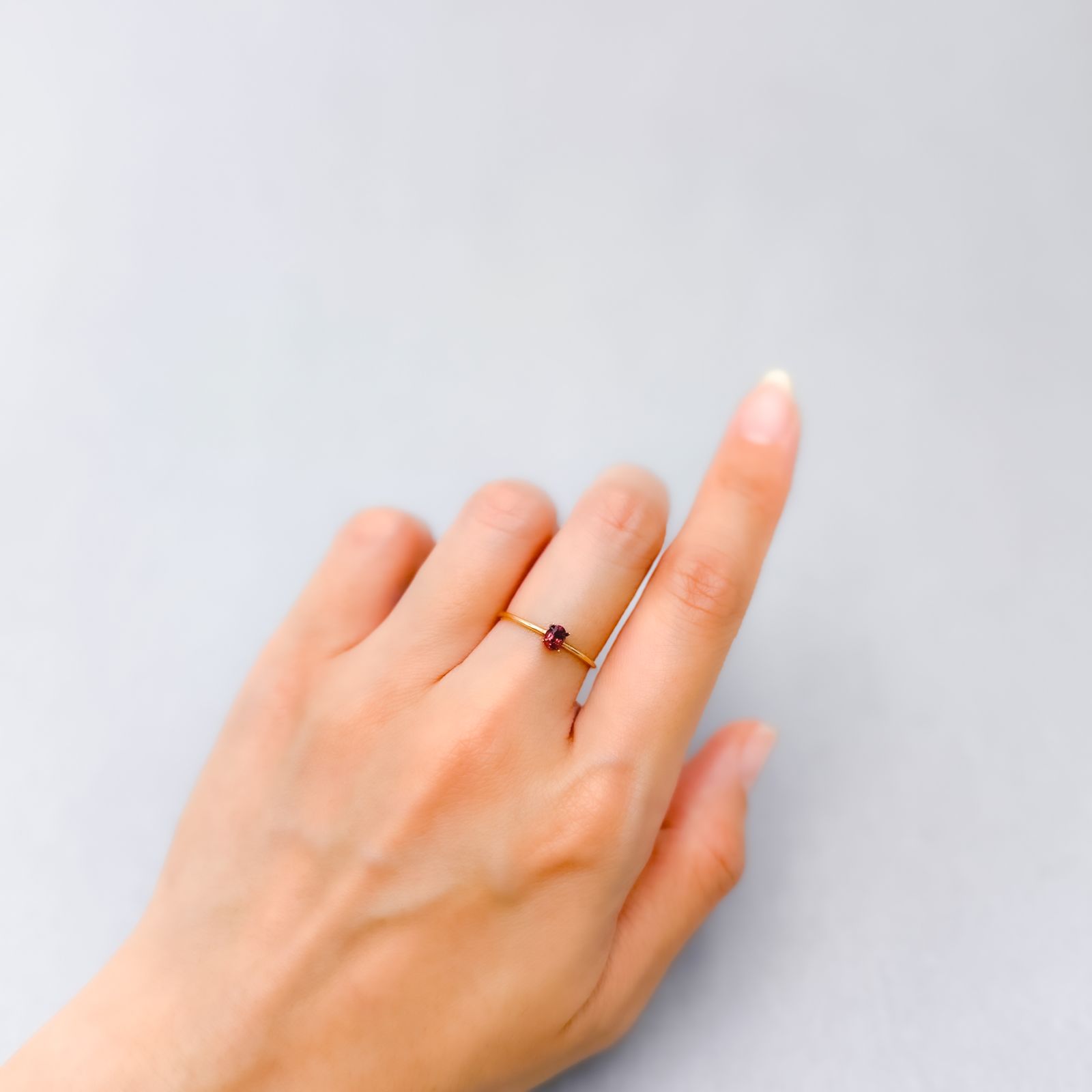 ルビー 非加熱 マダガスカル産 0.23ct [250630502]4.1x3mm前後