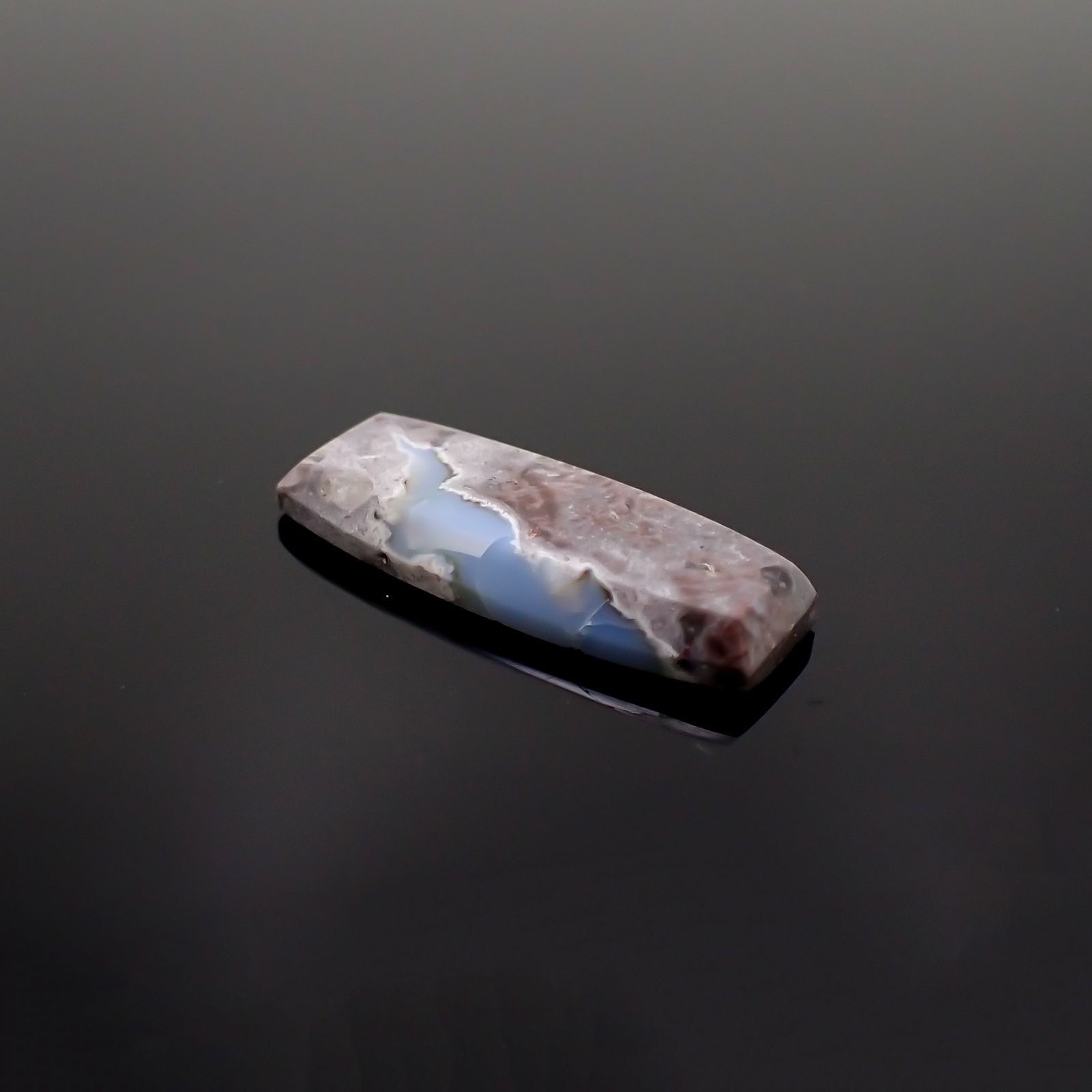 マトリックスブルーオパール アメリカ・オレゴン州産 4.55ct[220917816]21.1x8.1mm前後