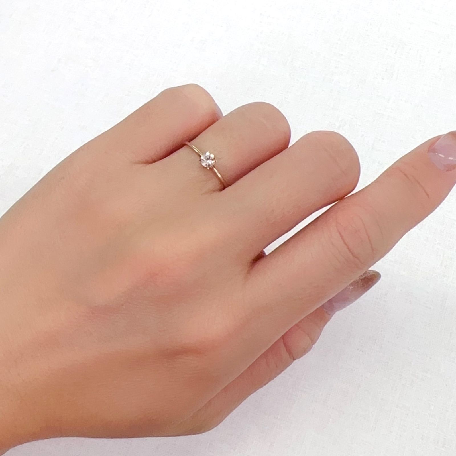インペリアルトパーズ ブラジル産 0.20ct[230923513]3.5x3.5mm前後
