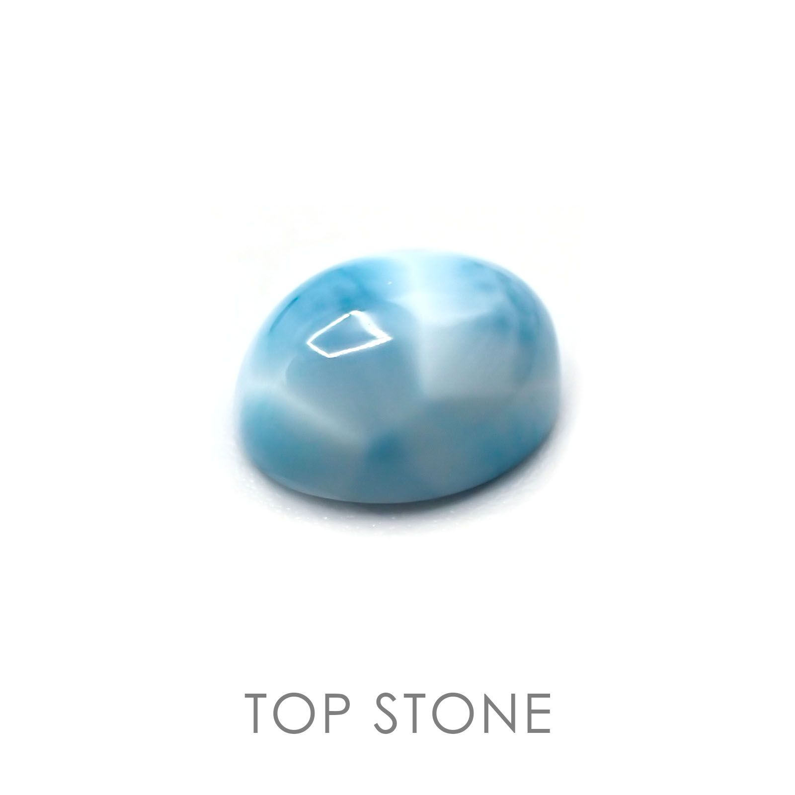 ラリマー ドミニカ共和国産 ルース 2.88ct[20118115]10×7.9mm前後