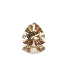 ゴールデンダンビュライト(宝石名イエロー・ダンブライト)ロシア産 5.264ct ソ付(彩珠)[221119034]11.8x12mm前後