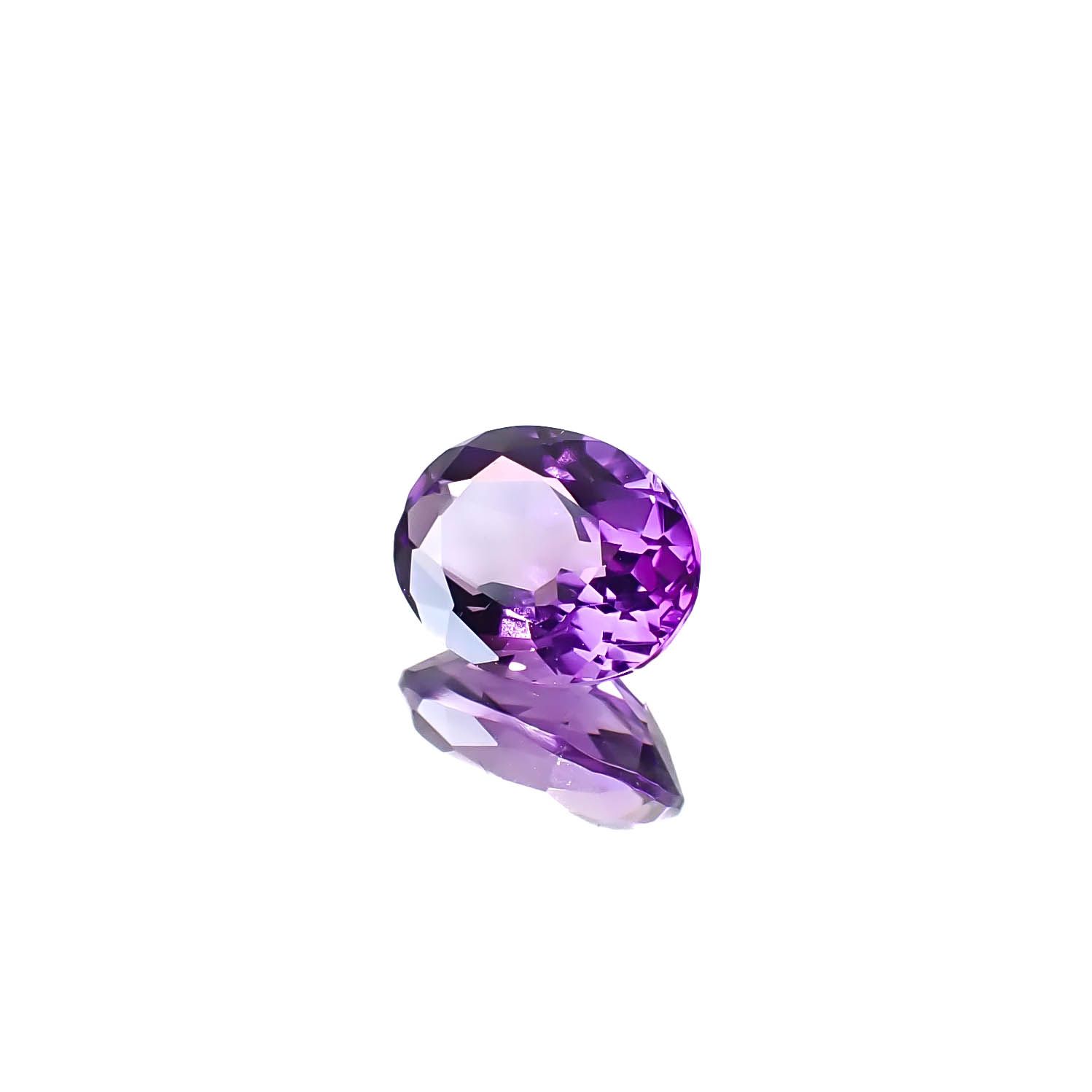 カラーシフトアメジスト ブラジル/ウルグアイ産 1.24ct [250530324]8.2x6.3mm前後