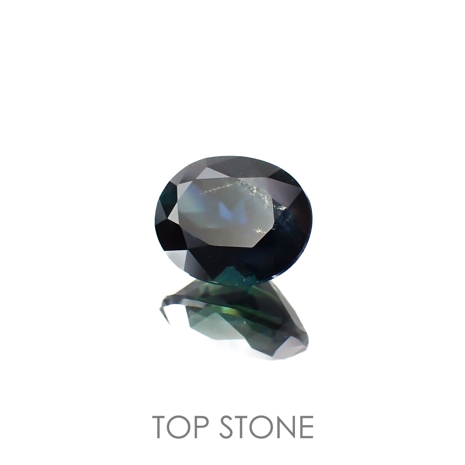 ゴールドシーンサファイア(宝石名シーン・サファイア)ケニア産 1.32ct 識別済[221018891]7.1x5.7mm前後