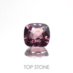 パープルスピネル(宝石名スピネル) ビルマ産 1.64ct 識別済[20128667]7×6.8mm前後