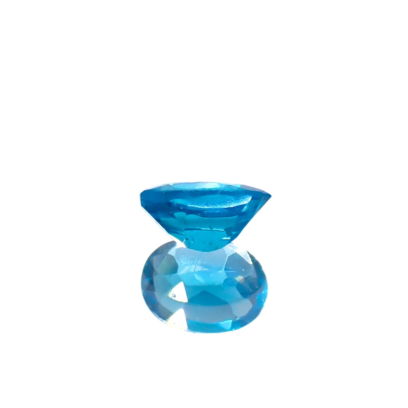 ネオンブルーアパタイト マダガスカル産 0.16ct[240628103]3.8x2.8mm前後