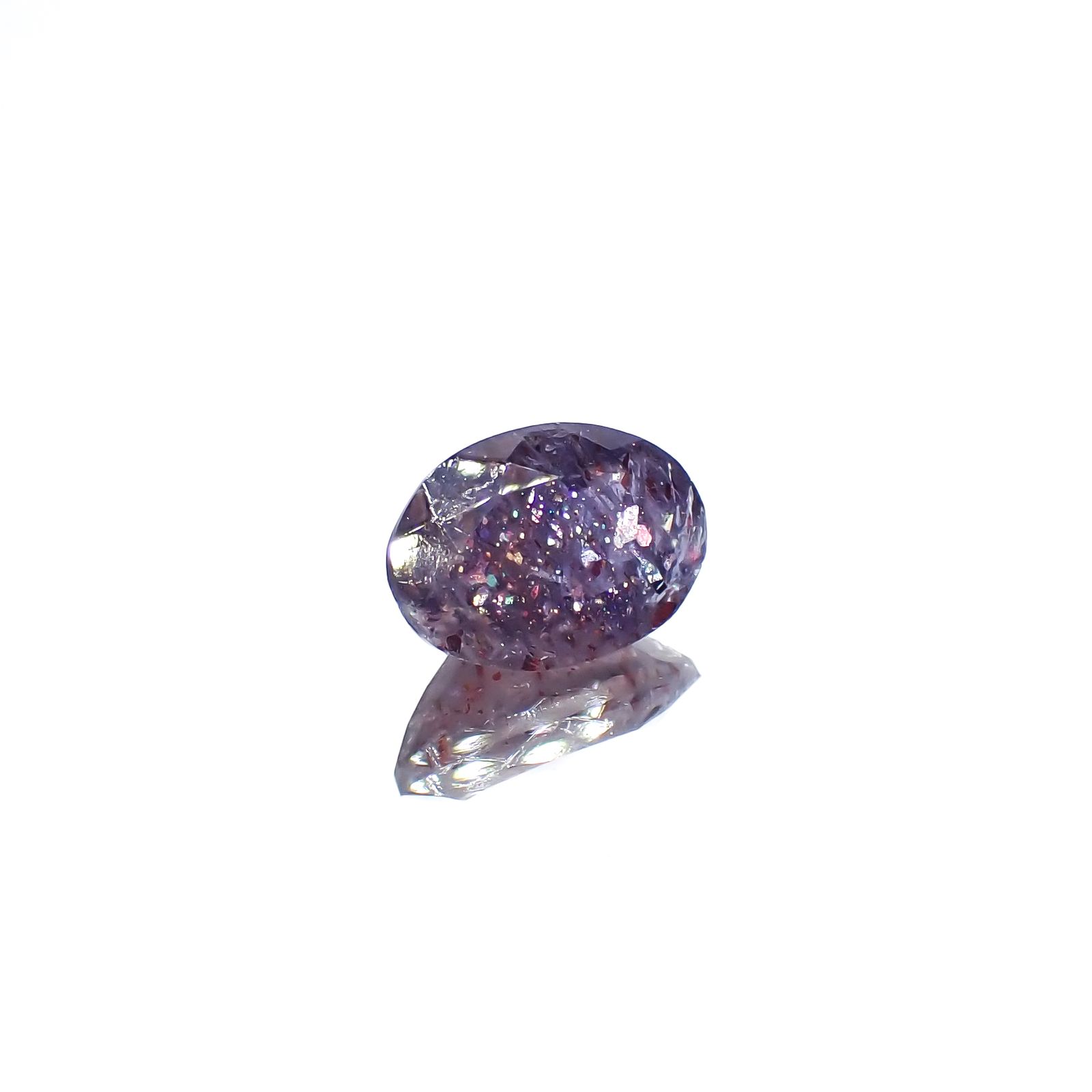 ブラッドショットアイオライト インド産 1.76ct[240125372]9.6x6.7mm前後