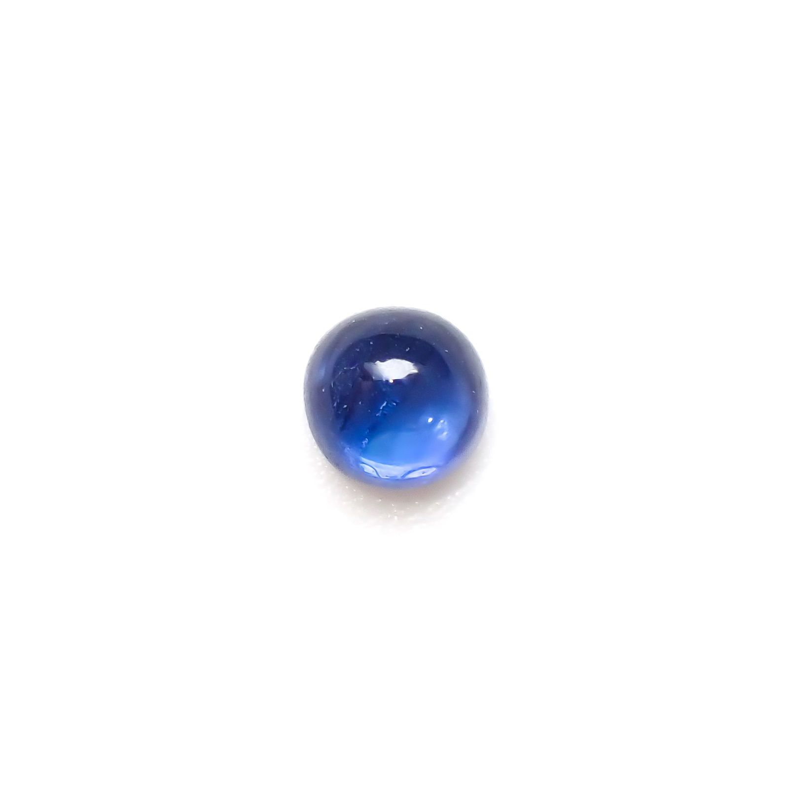 サファイア(宝石名ブルー・サファイア)スリランカ/マダガスカル産 0.41ct 識別済[230923436]3.8x3.7mm前後