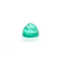 ◇シュガーローフカット◇エメラルド(宝石名エメラルド)コロンビア産 0.43ct 識別済[220115200]4.5x4.4mm前後