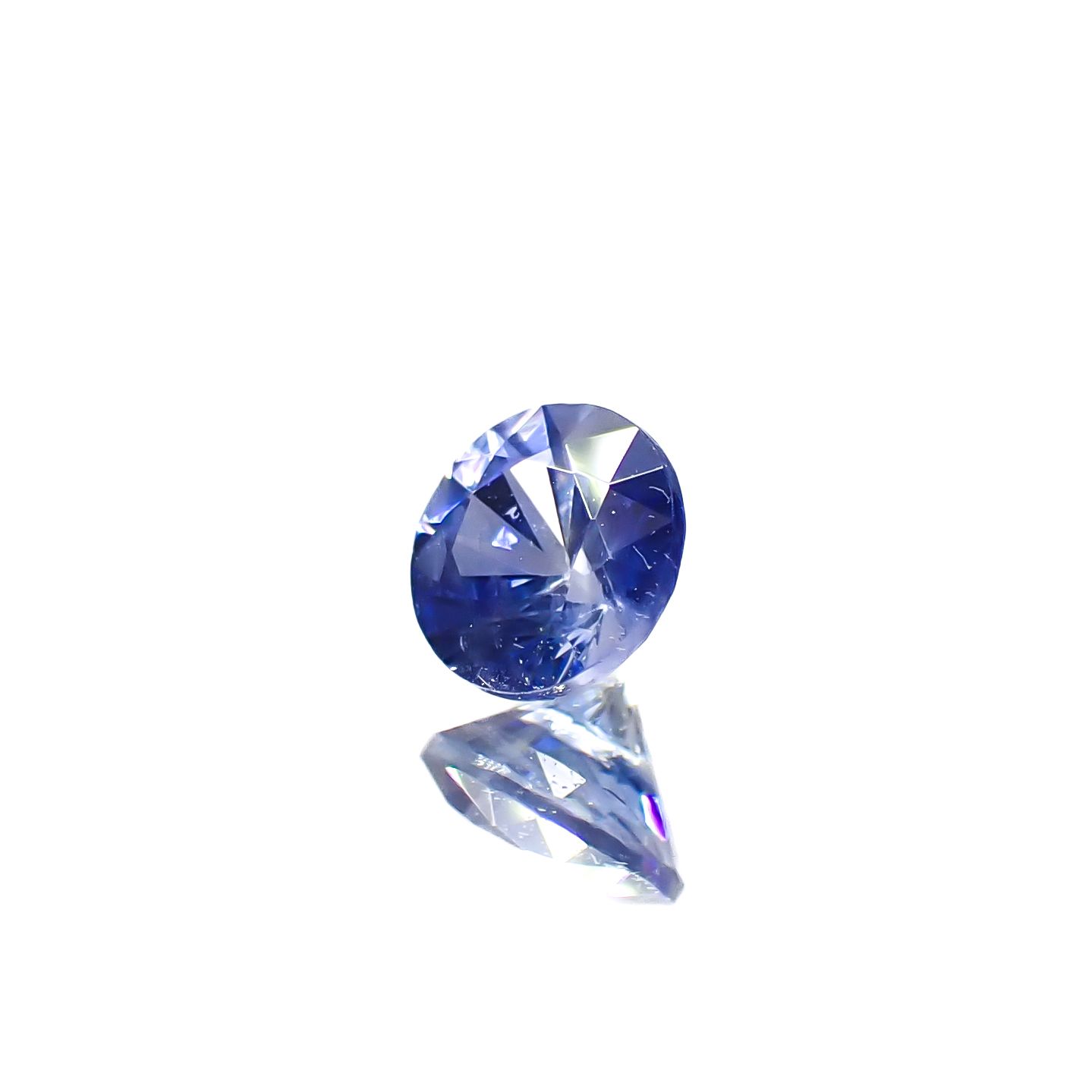 アイスブルーサファイア スリランカ産 0.26ct[240828659]3.7x3.7mm前後