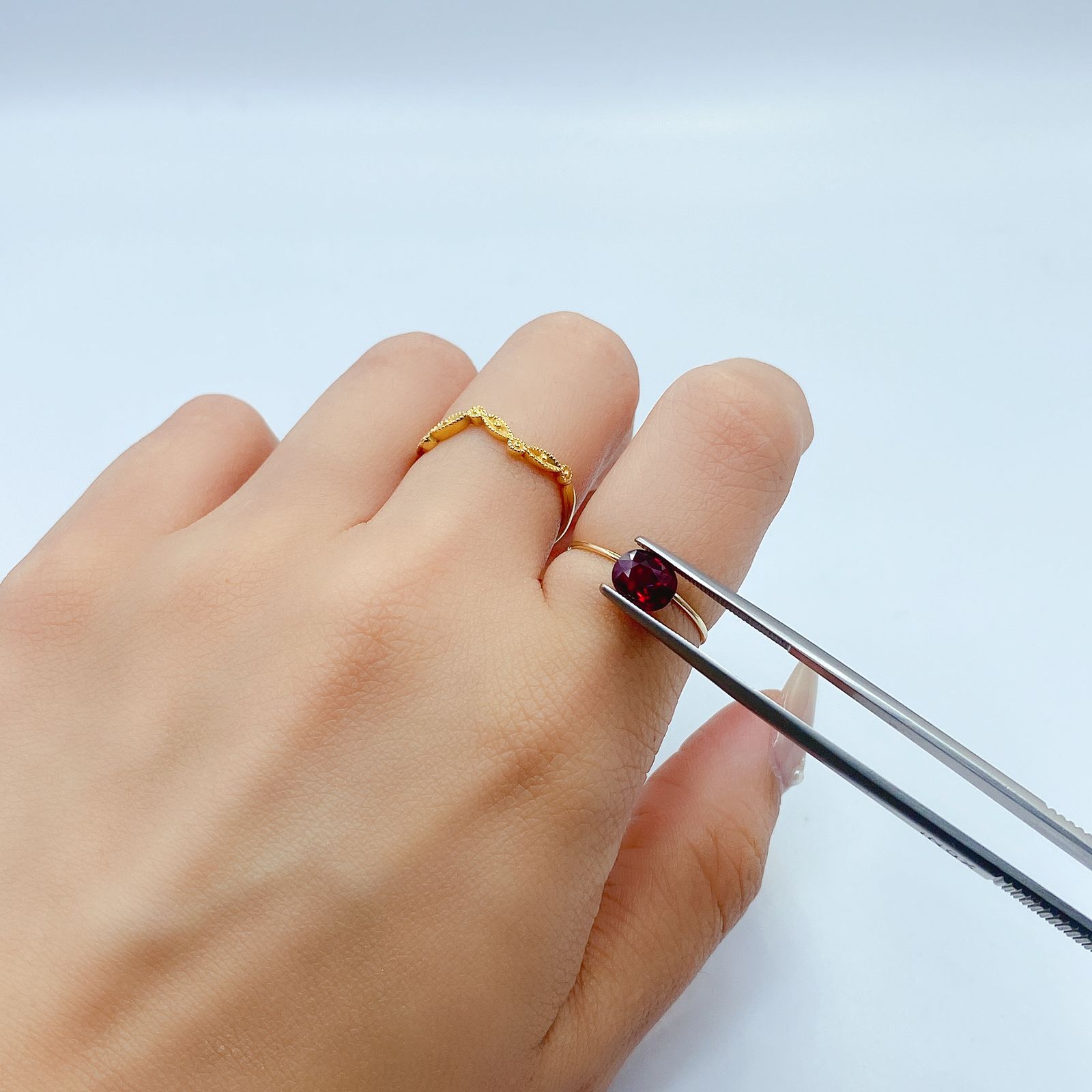 ルビー ミャンマー産 1.25ct GRS鑑付[20073770]6.8×5.6mm前後