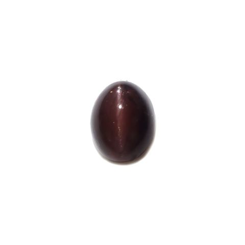 ブラッドショットアイオライトキャッツアイ(宝石名コーディエライト・キャッツアイ)インド産 5.178ct ソ付(彩珠)[221119075]11.9x9.4mm前後