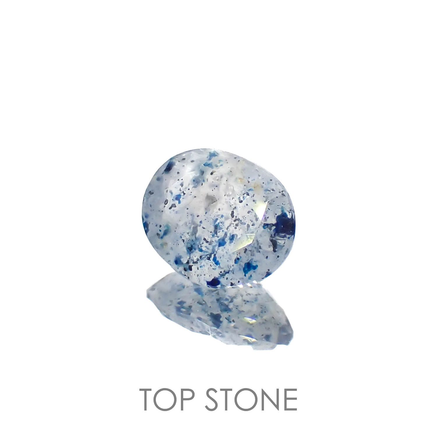 ラズライトインクォーツ アフガニスタン産 0.84ct[221219670]7.3x5.8mm前後