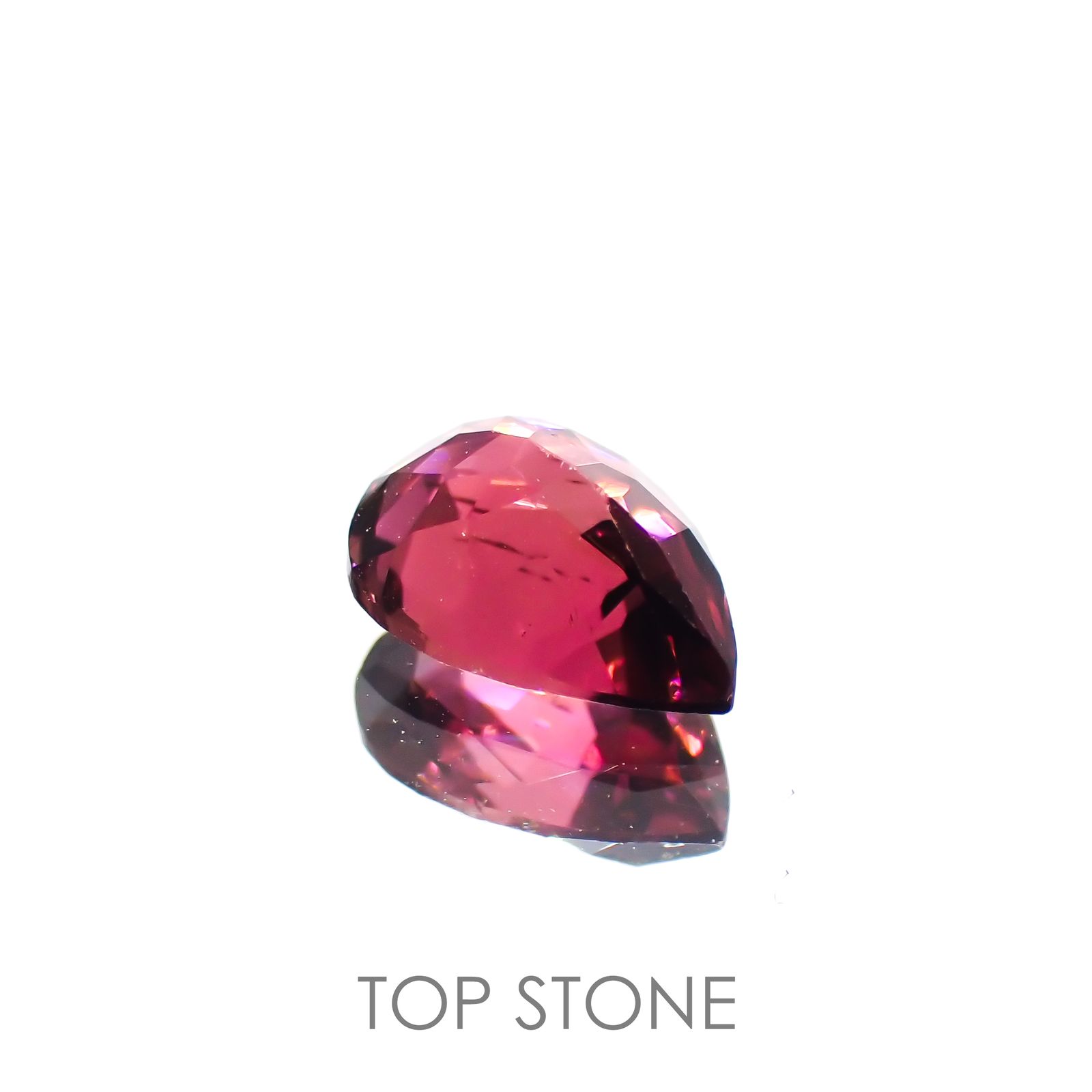 パープルトルマリン(宝石名パープル・トルマリン) ブラジル産 0.99ct 識別済[211013577]7.9×5.9mm前後
