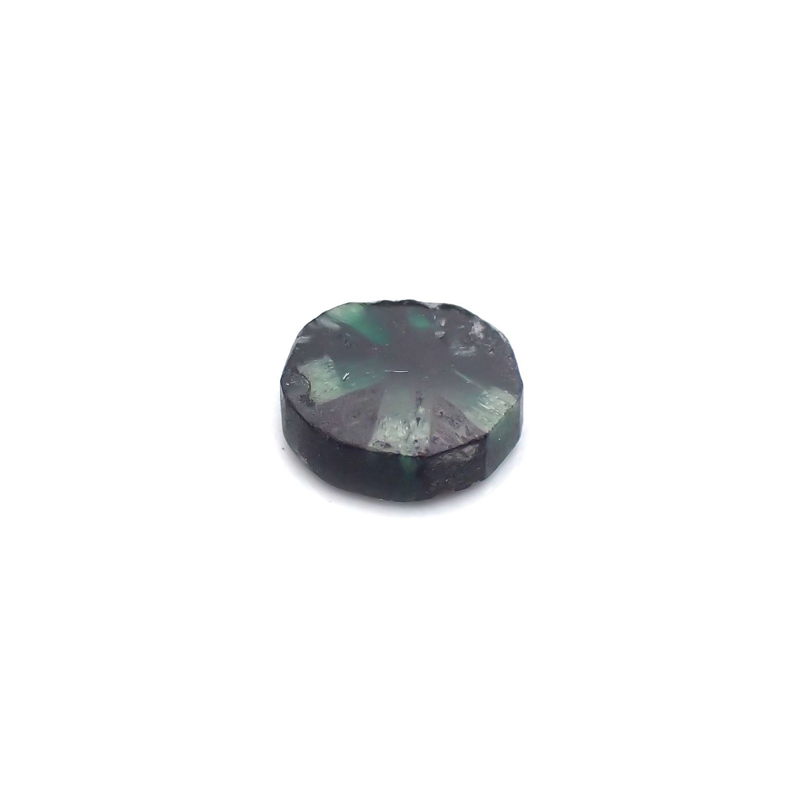 逆トラピッチェエメラルド(宝石名エメラルド)コロンビア産 識別済 0.39ct / 5x4.6mm前後 [260424417]