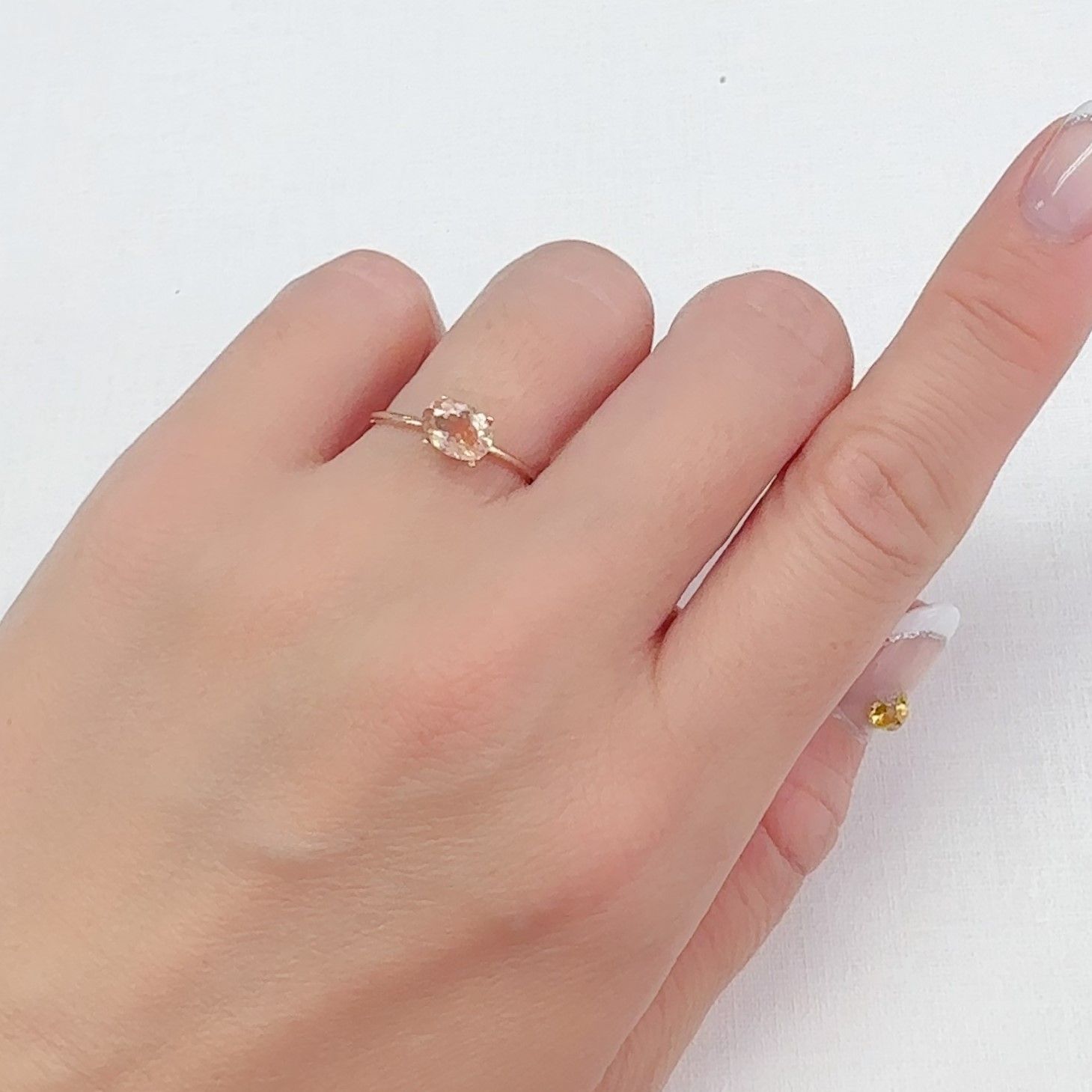 オレゴンサンストーン アメリカ・オレゴン州産 0.64ct[240628208]6.8x4.9mm前後