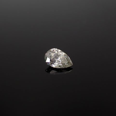 カメレオンダイヤモンド(グリーンダイヤモンド) SI-1 | LIGHT GRAY GREEN(宝石名ダイアモンド) ソ付(CGL) 0.156ct / 4.5x2.95mm前後 [260331942]