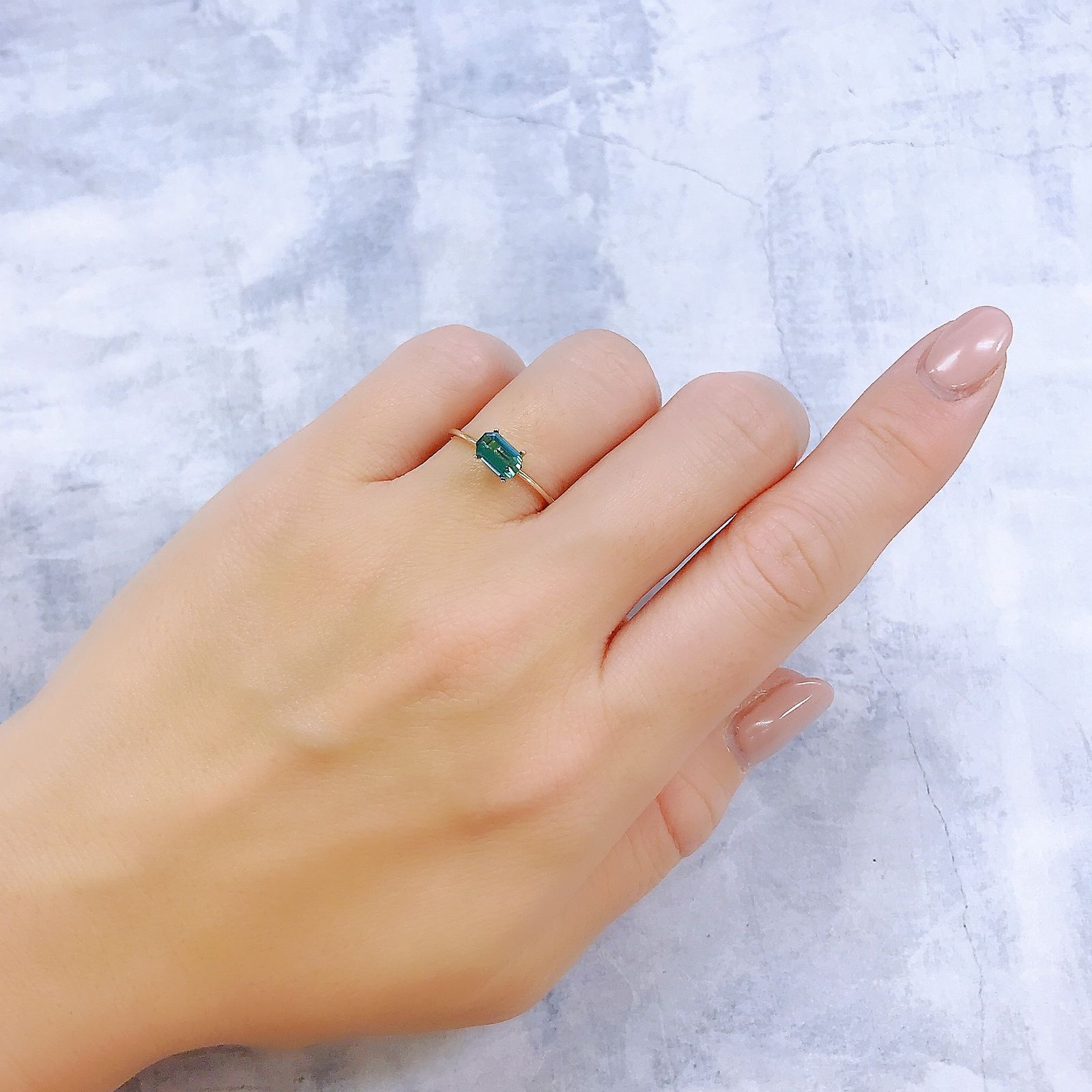ブルートルマリン(宝石名トルマリン)アフガニスタン産 0.64ct 識別済[221219471]6.6x4mm前後
