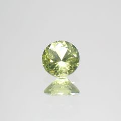 クリソベリル(宝石名クリソベリル)マダガスカル産 0.34ct 識別済[220114489]4.2x4.2mm前後