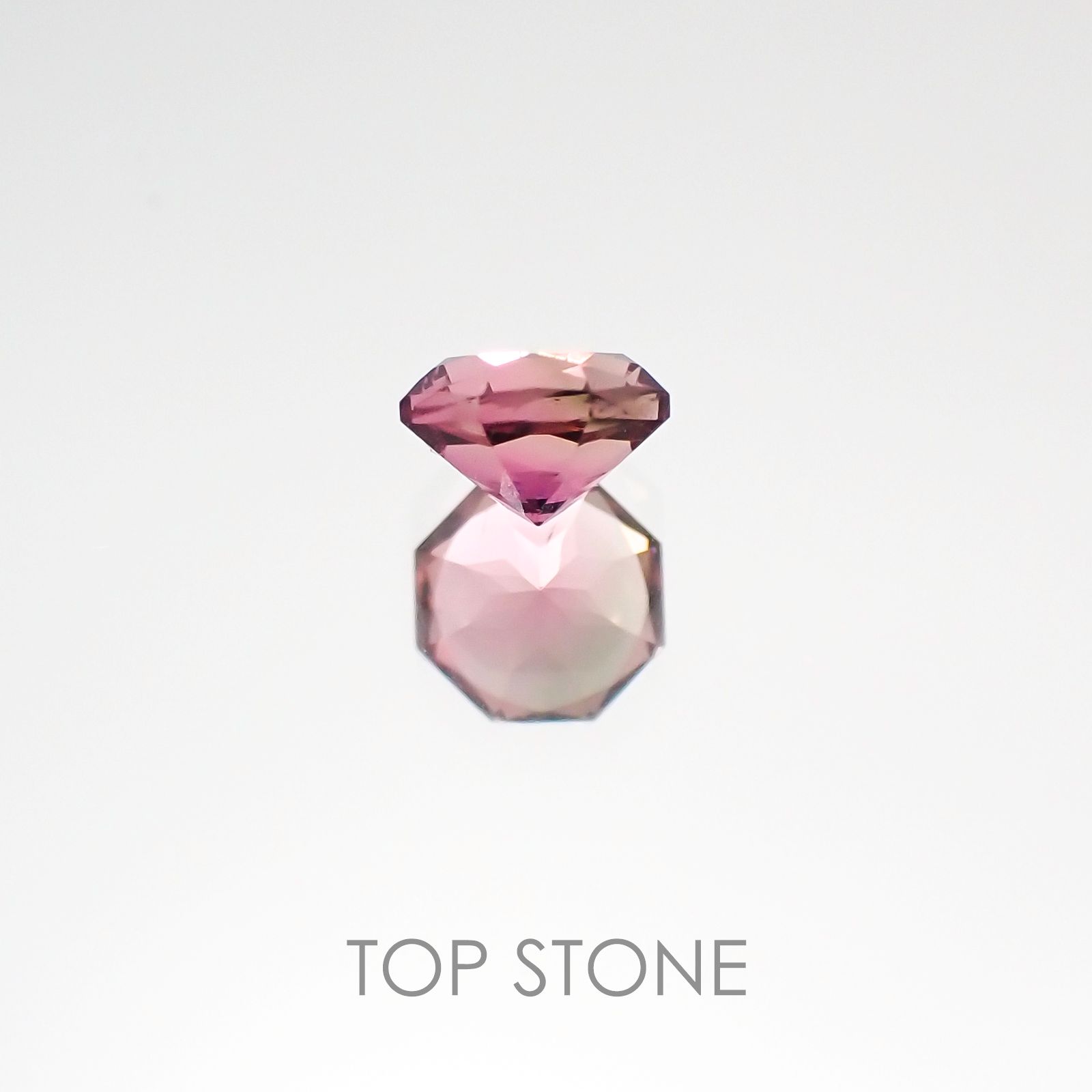 ◇オクタゴンカット◇バイカラートルマリンSA ブラジル・アフリカ産 ルース 0.31ct[20117147]4.4×4.4mm前後