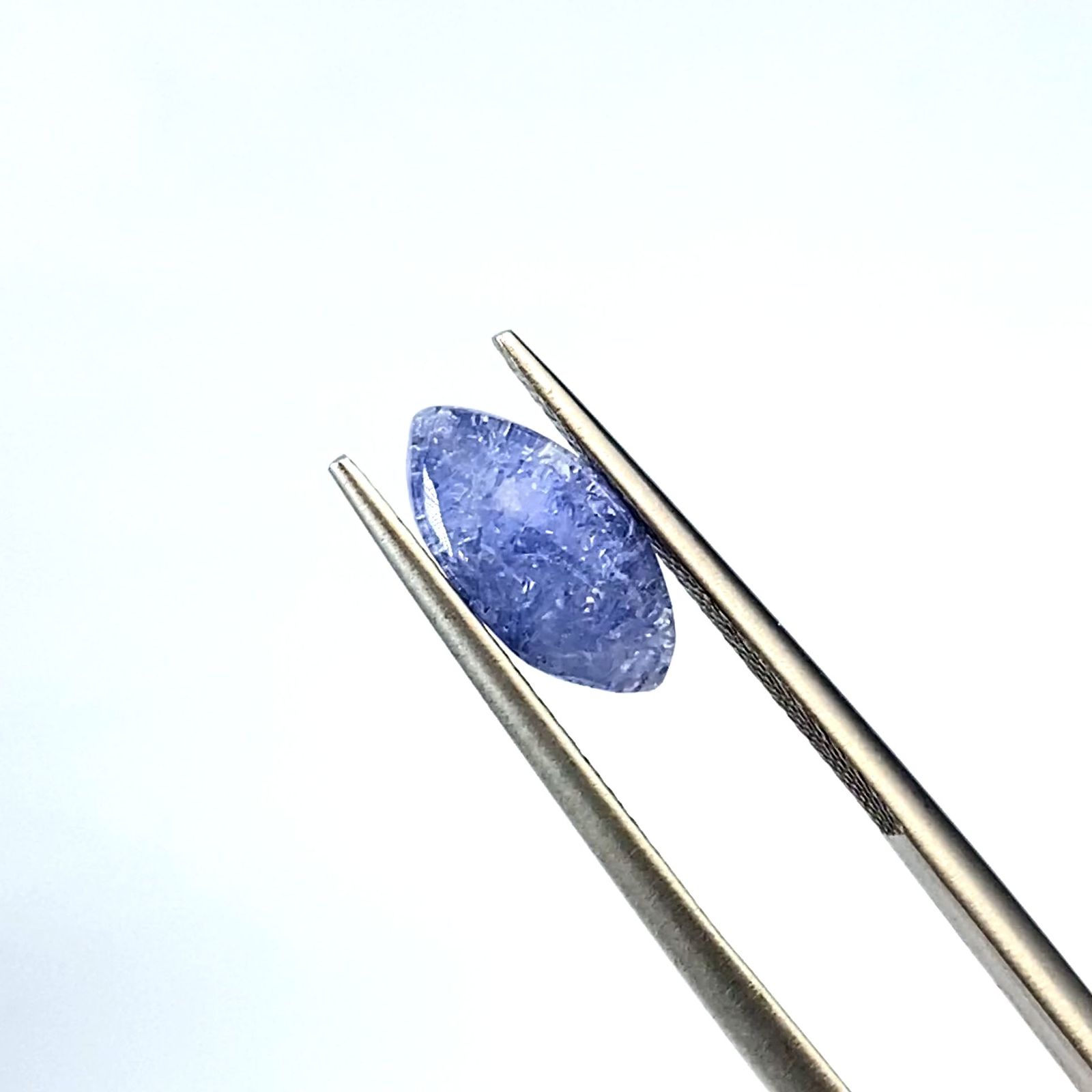 デュモルチェライトインクォーツ ブラジル産 1.53ct / 11x5.7mm前後