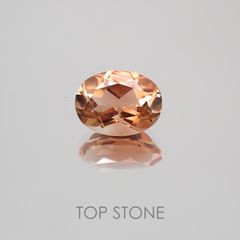 オレゴンサンストーン(宝石名ラブラドライト) アメリカ・オレゴン州産 1.21ct 識別済[210410381]8×6.1mm前後