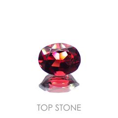 パイロープアルマンディンガーネット(宝石名パイロープ アルマンディン・ガーネット)ブラジル産 1.82ct 識別済[221219543]8.2x6.4mm前後
