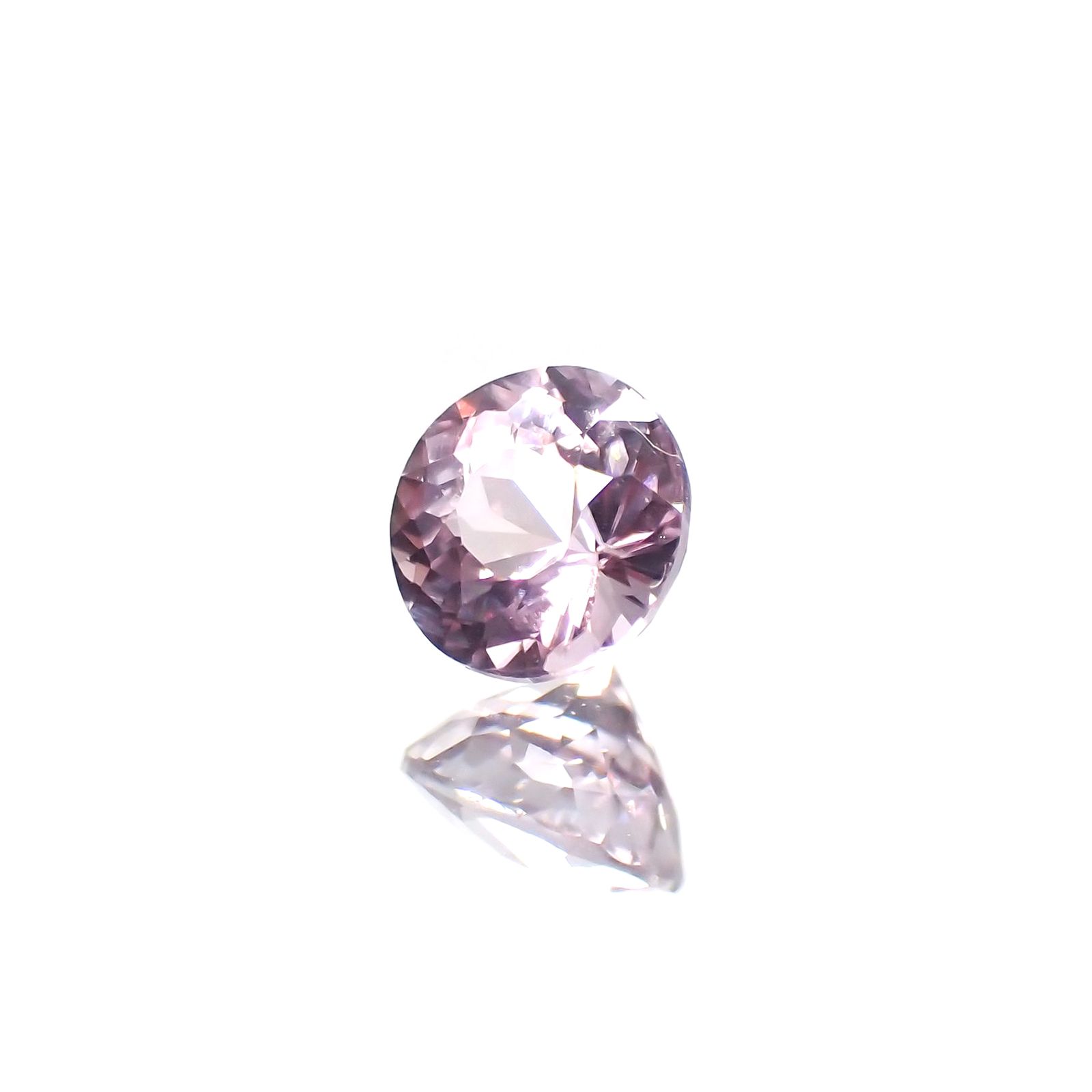 カラーシフト ピンクダイアスポア(宝石名ダイアスポア) アフガニスタン産 0.41ct 識別済[210912437]4.5×4.5mm前後