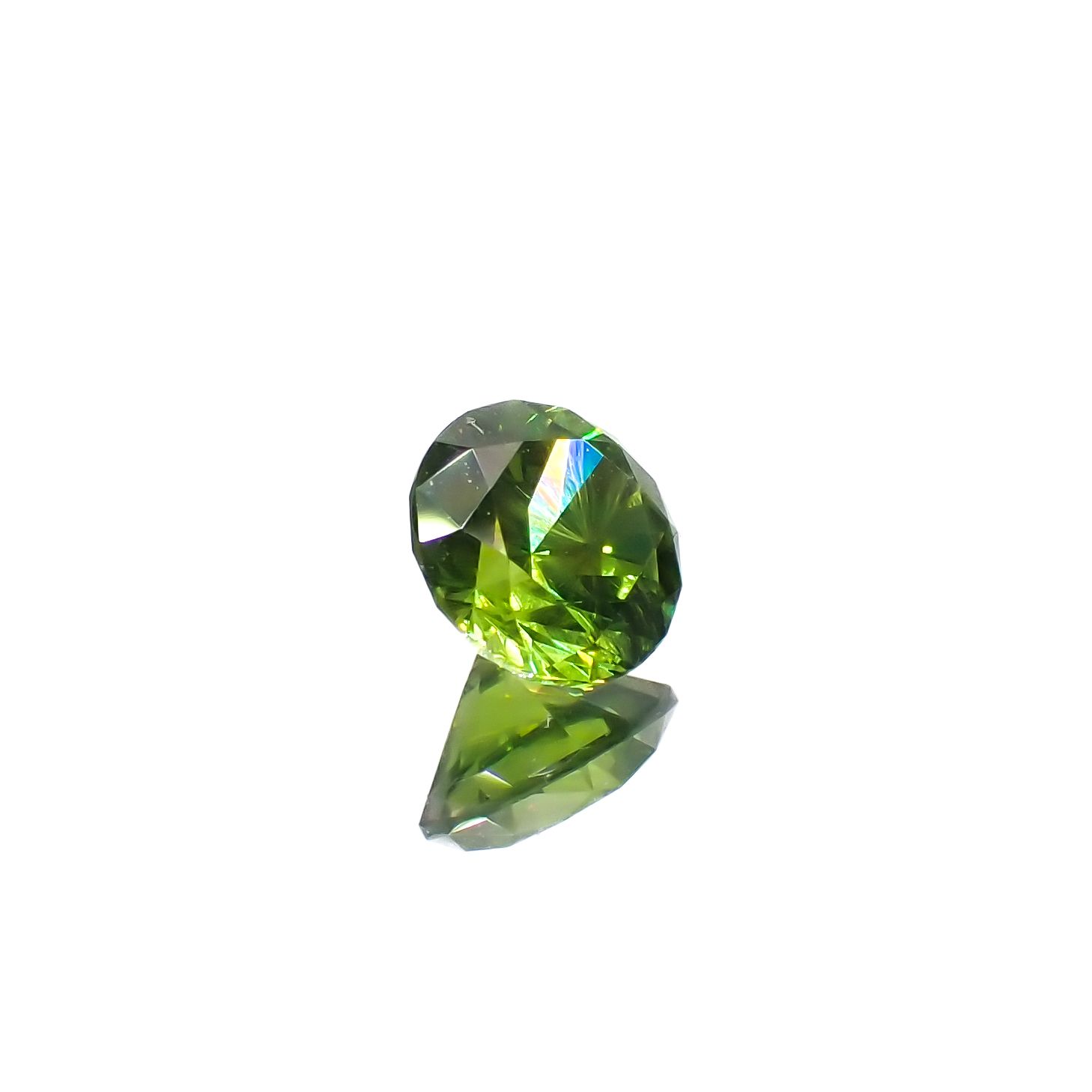デマントイドガーネット ロシア産 0.64ct[240427196]5.1x5.1mm前後
