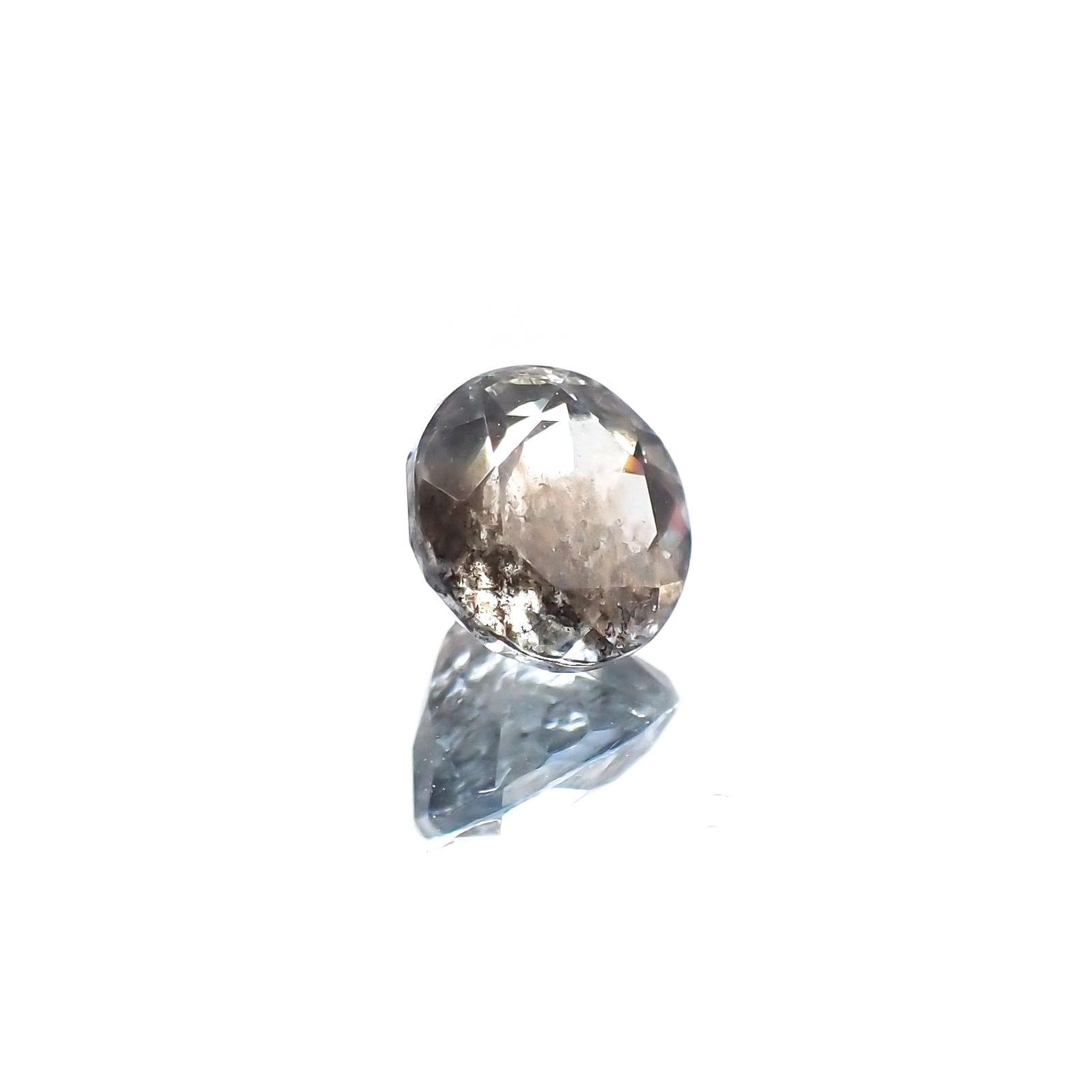 アベンチュリンアクアマリン(宝石名アクアマリン) ナイジェリア産 1.39ct 識別済[250712983]7×7mm前後