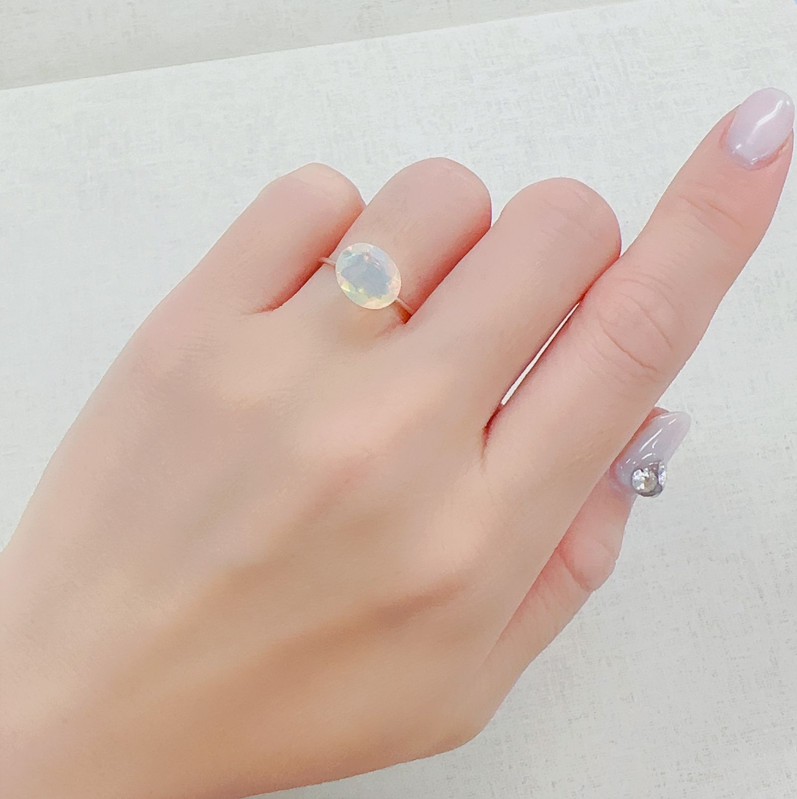 エチオピアオパール エチオピア産 1.45ct[230421409]10.1x8mm前後