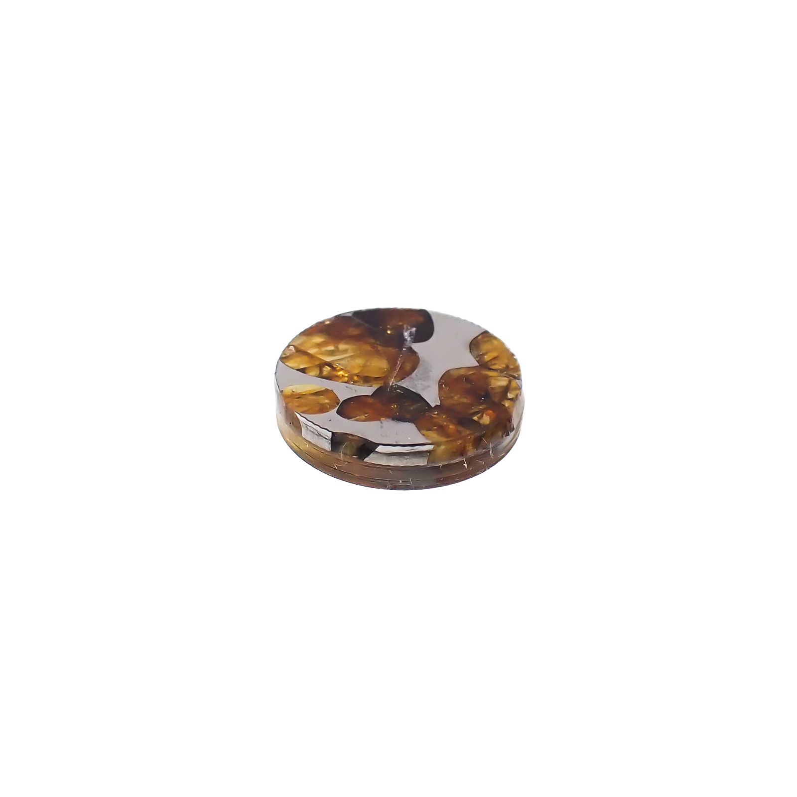パラサイト隕石Sericho トリプレット 発見地:ケニア 4.28ct[240125724]12x11.9mm前後
